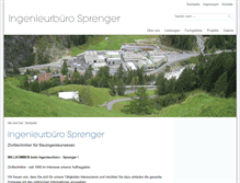 Tablet Screenshot of ib-sprenger.at